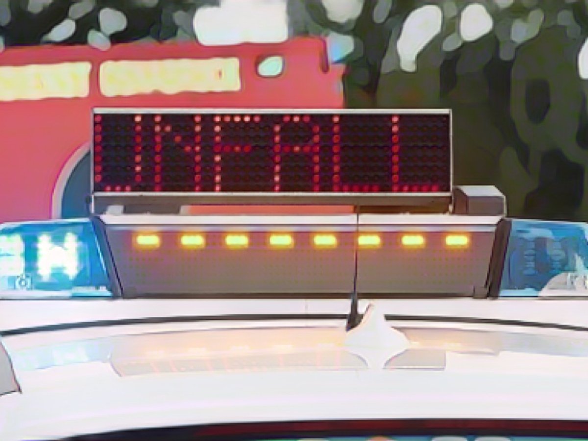 Scooter rider flies through the air after crash