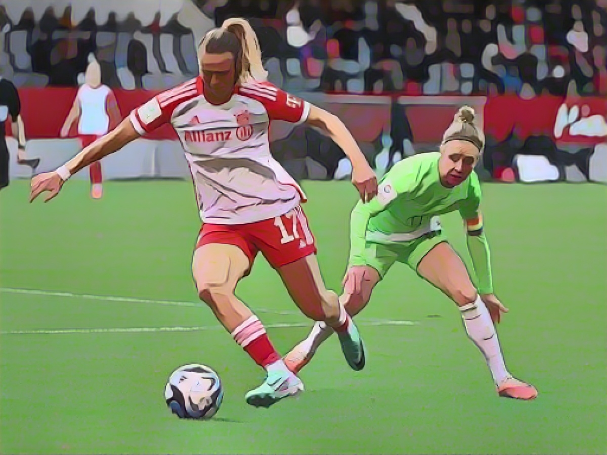 Before Hrubesch: Bayern women's soccer players beat Wolfsburg