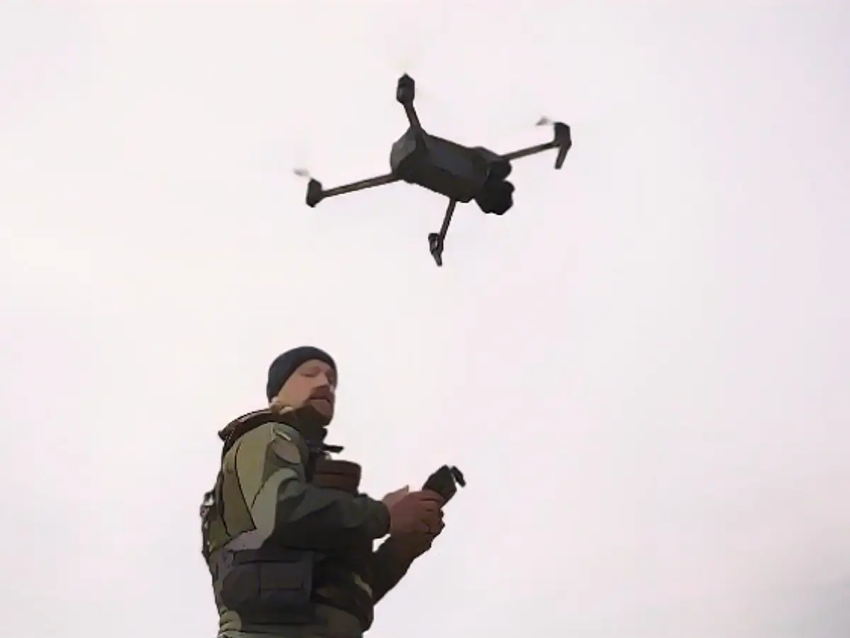 Ukrainians are "beset by swarms of drones"