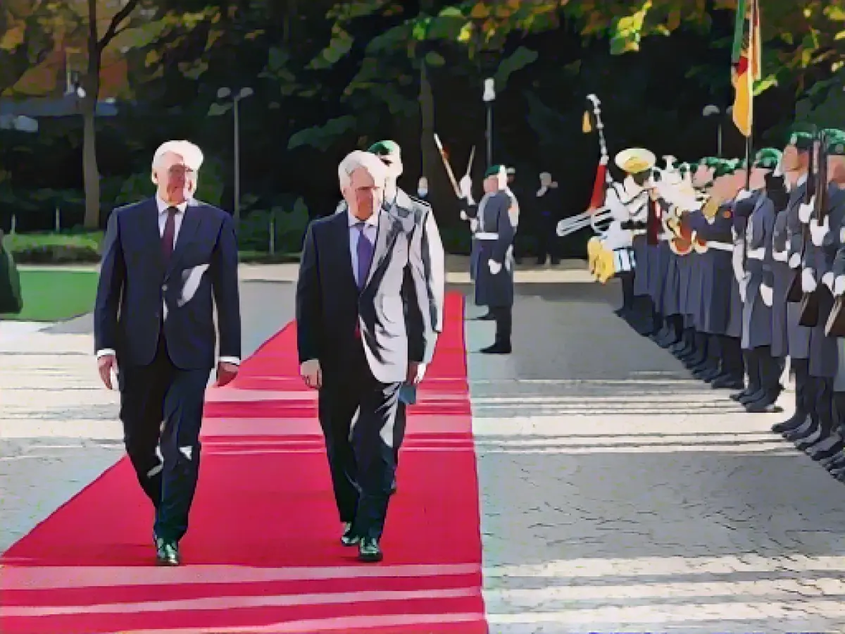 Finland's President at Villa Hammerschmidt