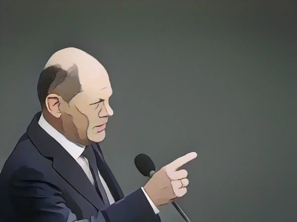 Scholz presents donation to Ukrainian twin city