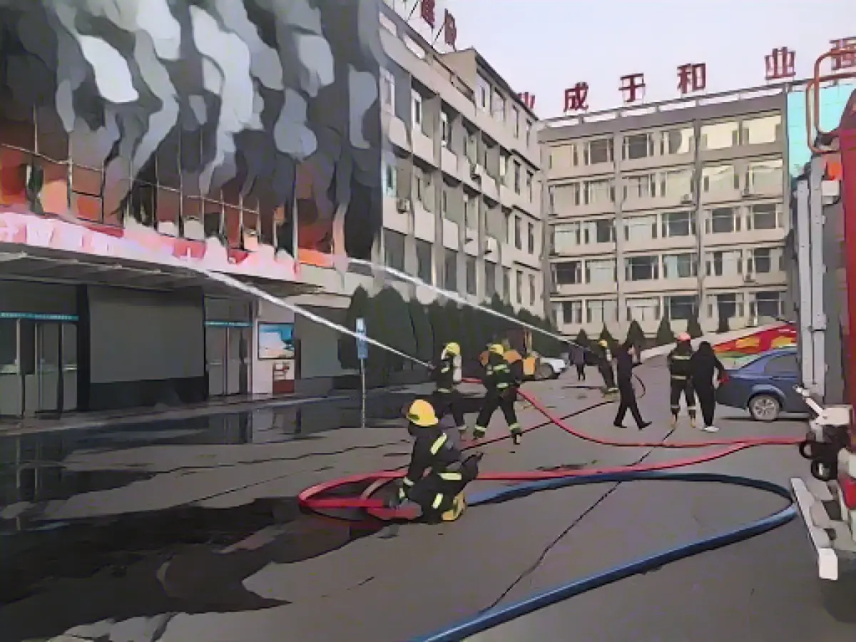 China: At least 25 dead after fire in mining company