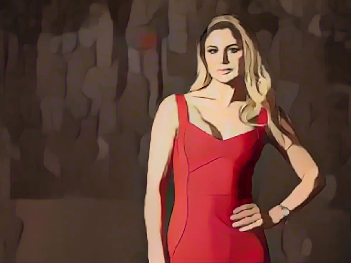 Portrait of model and actress Yvonne Woelke