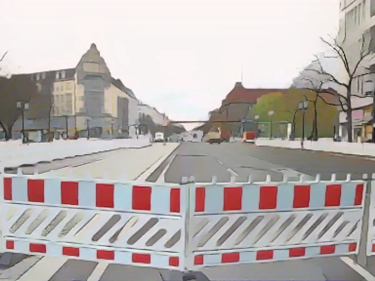 Permanent roadworks block Berlin