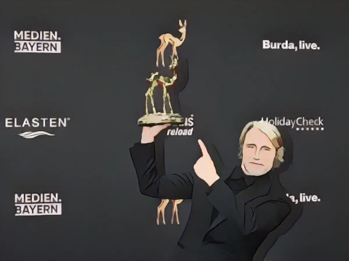Actor Mads Mikkelsen dedicates Bambi to his granddaughter