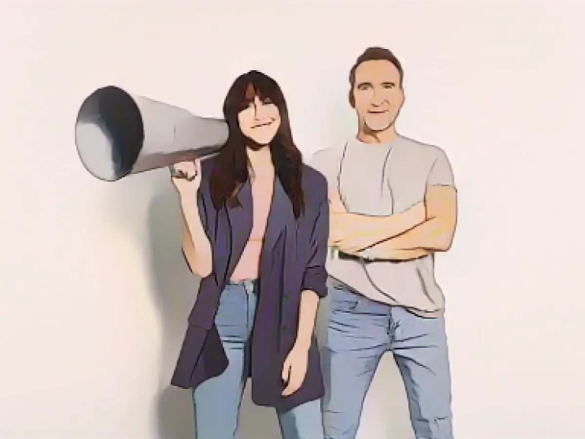 The stars of the late-night show