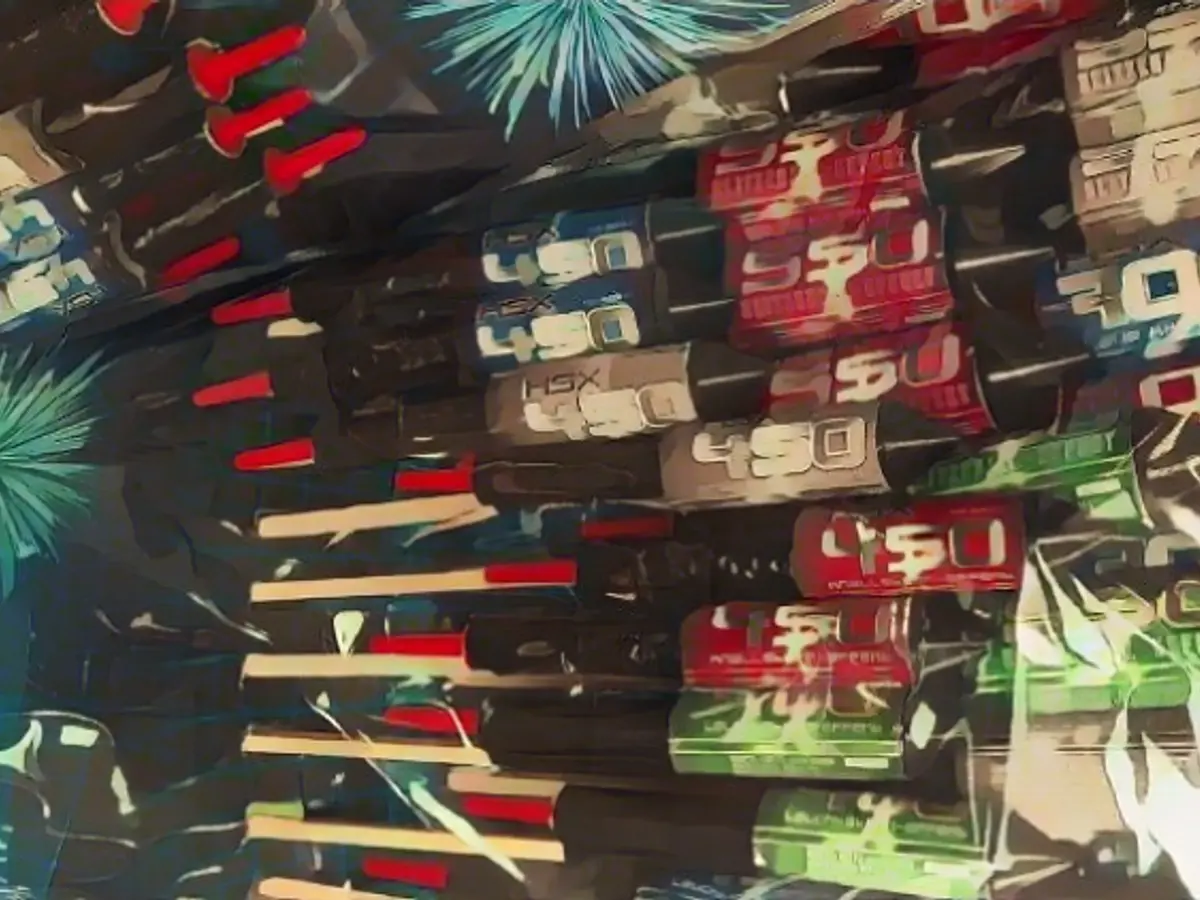 Germany imports significantly more fireworks