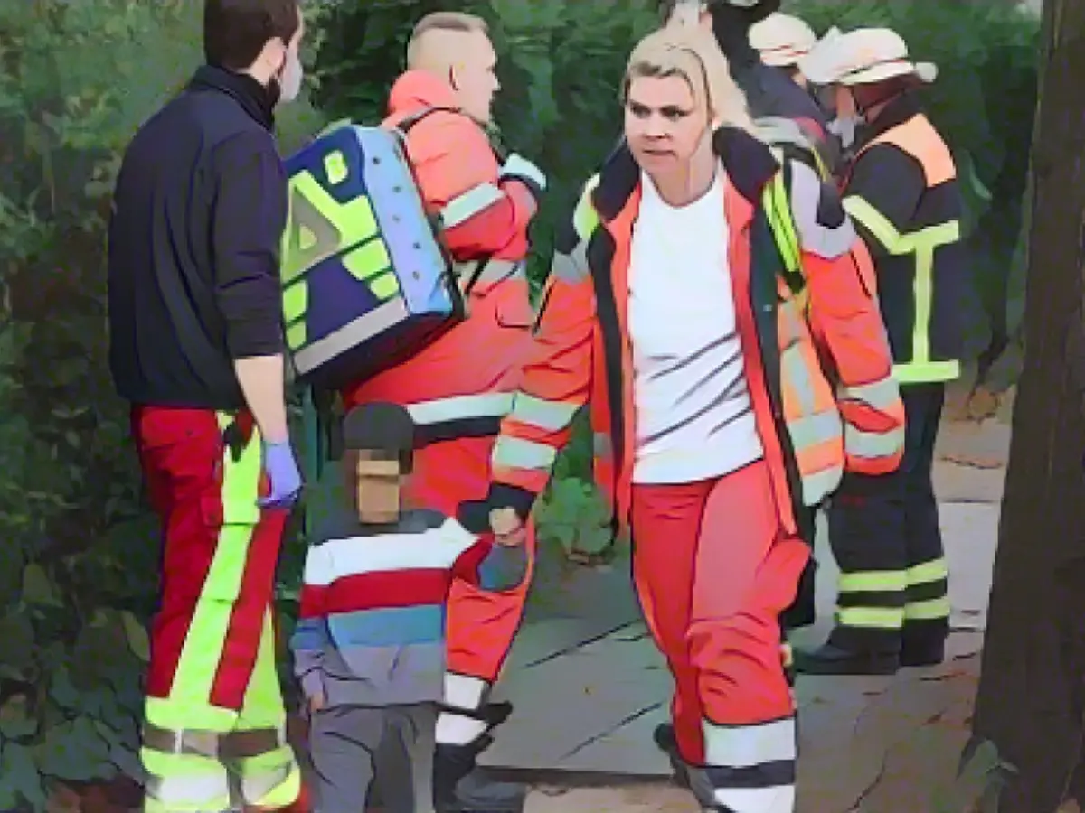 Children injured in irritant gas attack