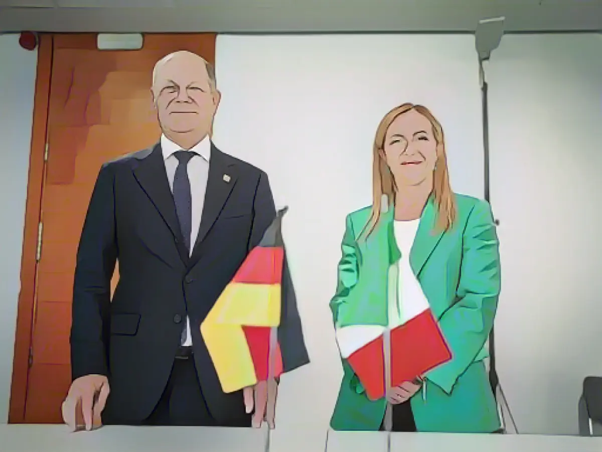 Scholz receives Meloni for government consultations