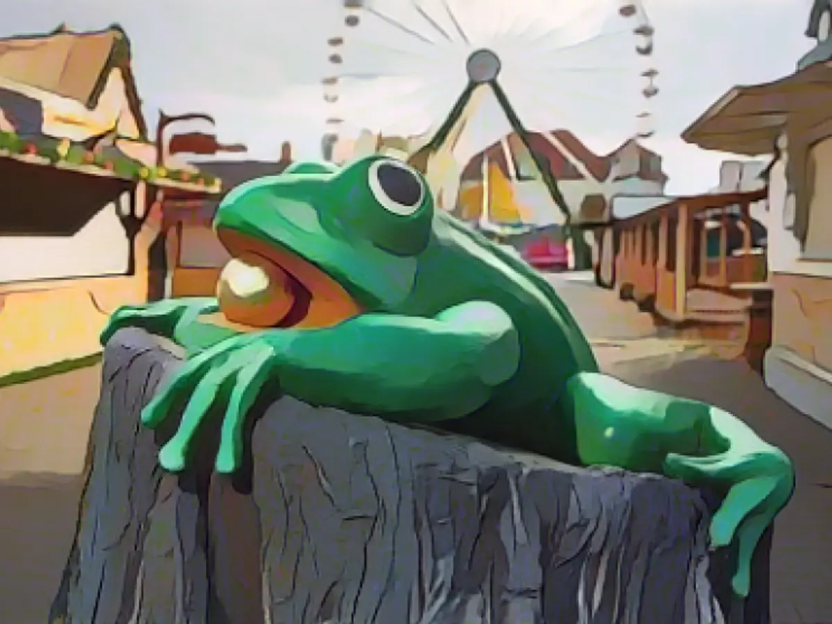 New frog king for Erfurt Christmas market