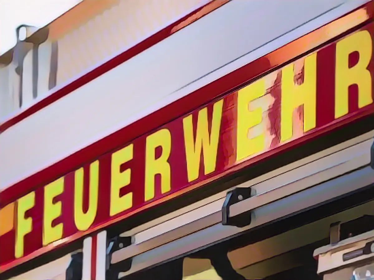 Fire in workshop: one employee in hospital