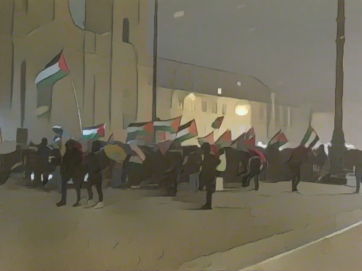 Over 1000 participants at pro-Palestine demonstration in Munich