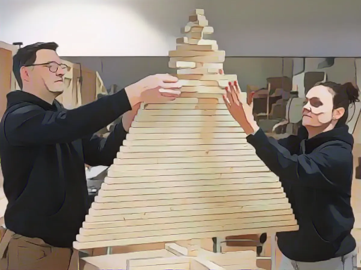 Reusable every year: Wooden trees are the trend