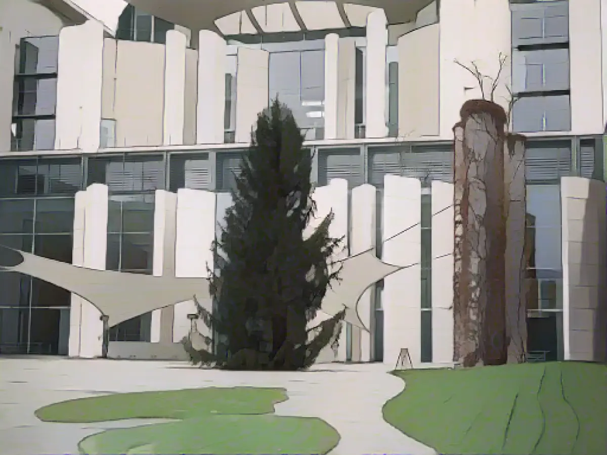 "Chancellor fir tree" erected