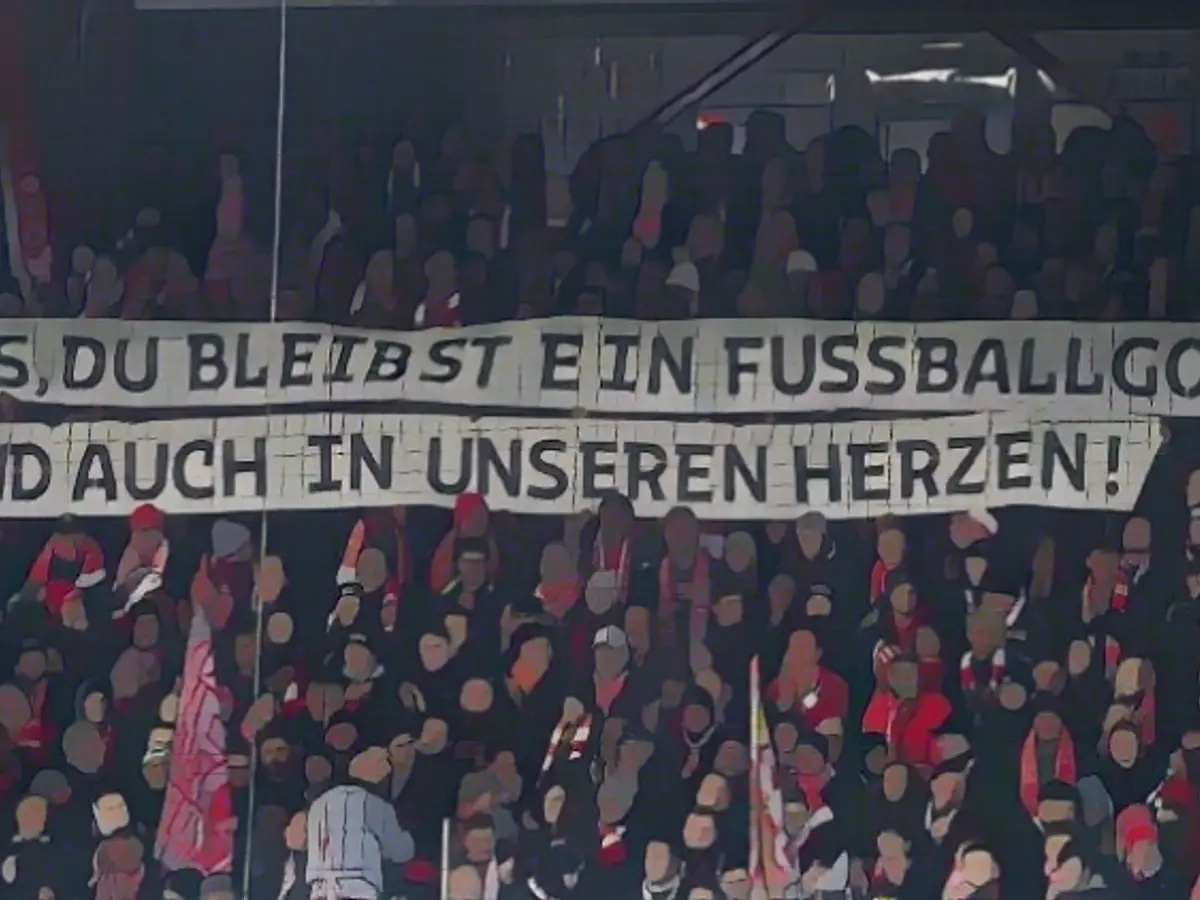 Union fans celebrate Urs Fischer and a small sense of achievement