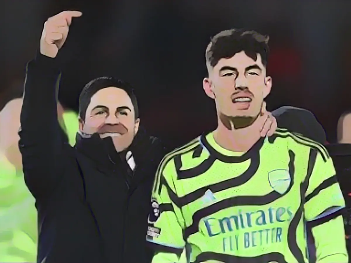 Havertz heads Arsenal to the top