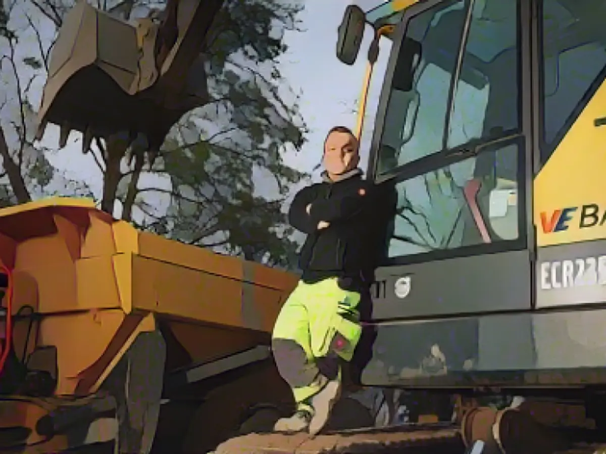 I had my legs broken to drive an excavator