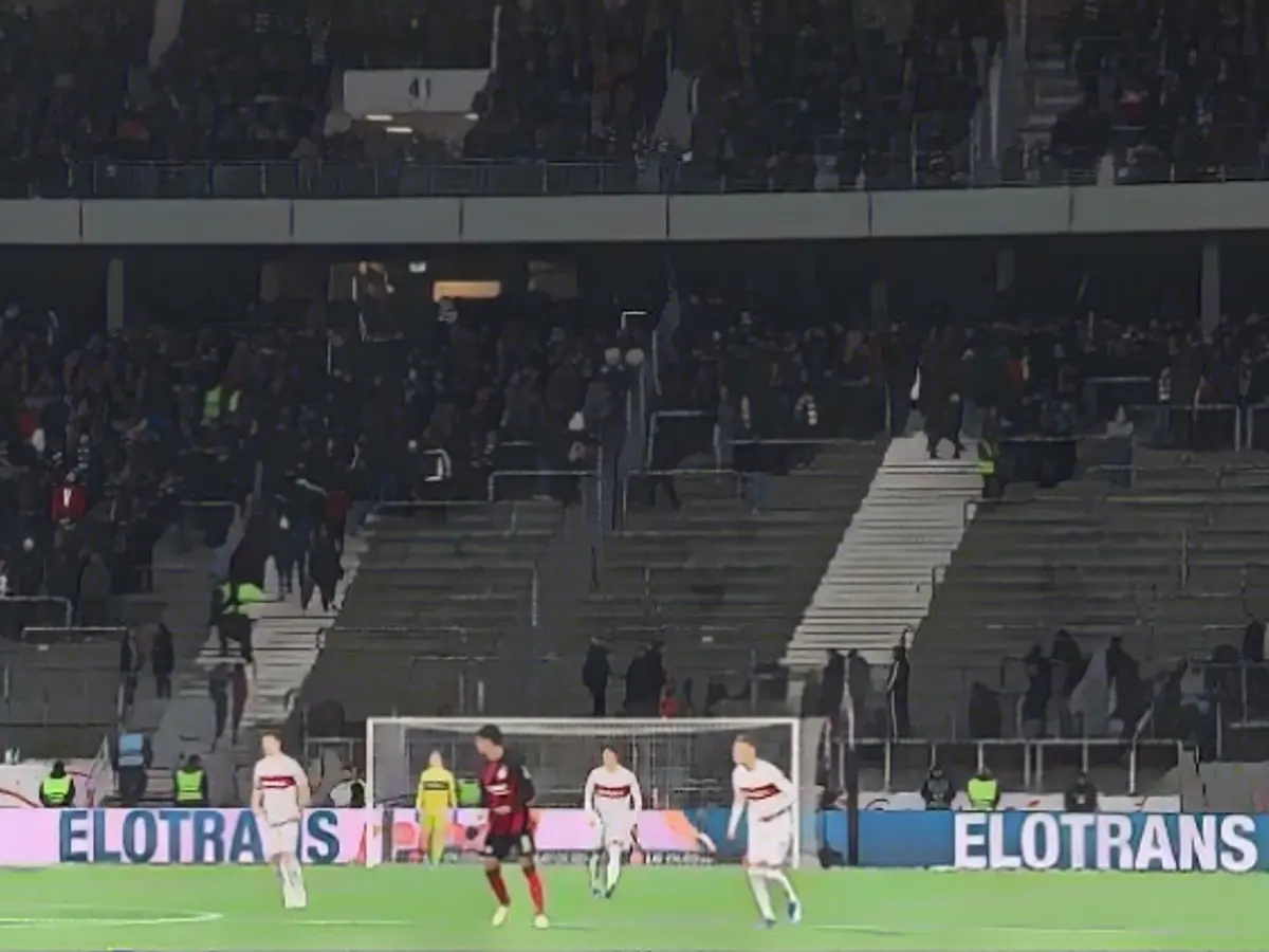 Police and fans continue to argue after "violent excess"