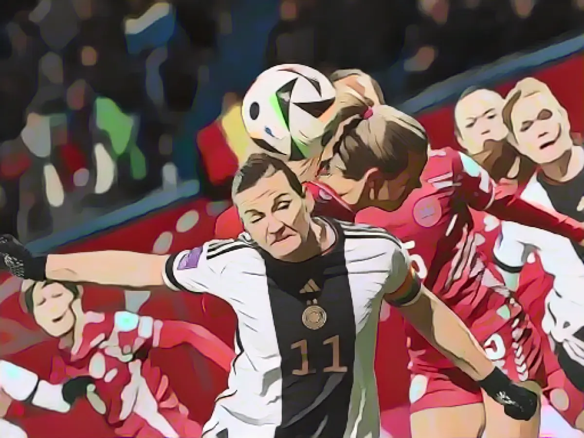 German female soccer players keep their chance for the Olympics