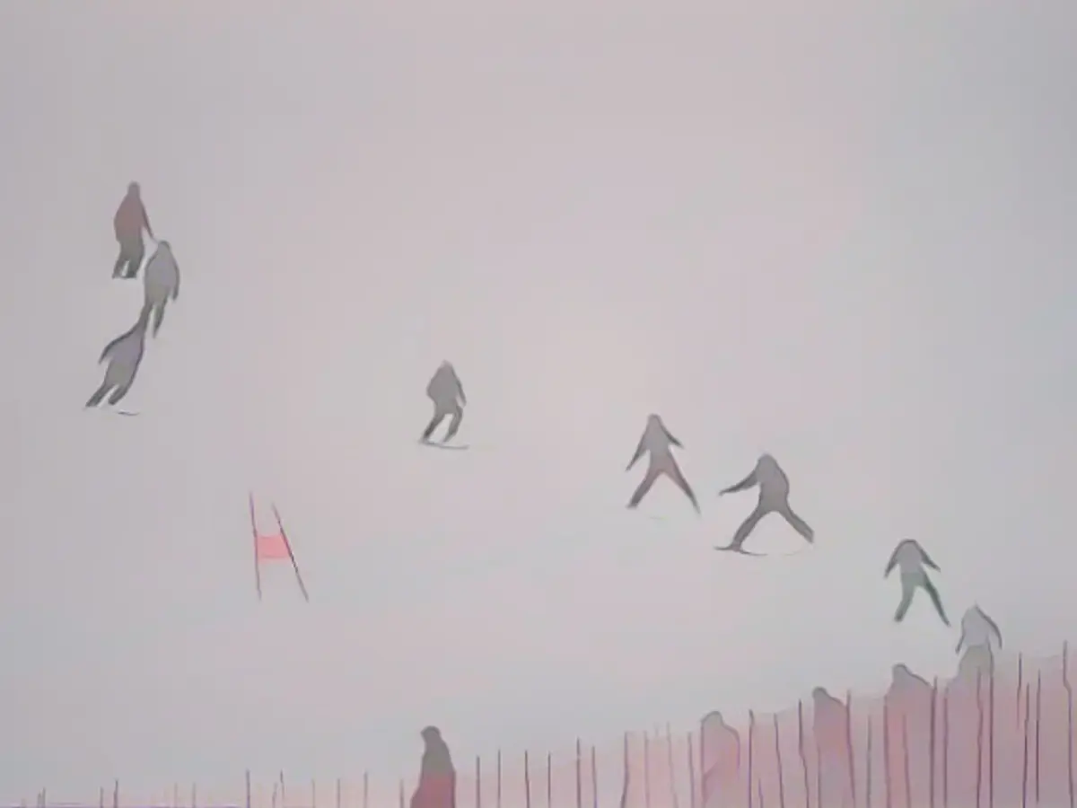 The weather fights back against the alpine racing circus