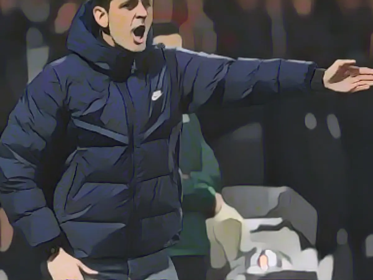 Eintracht in freezing temperatures in Augsburg