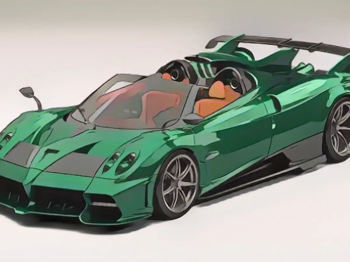 Pagani Imola Roadster - crazy winged speedster with 850 hp