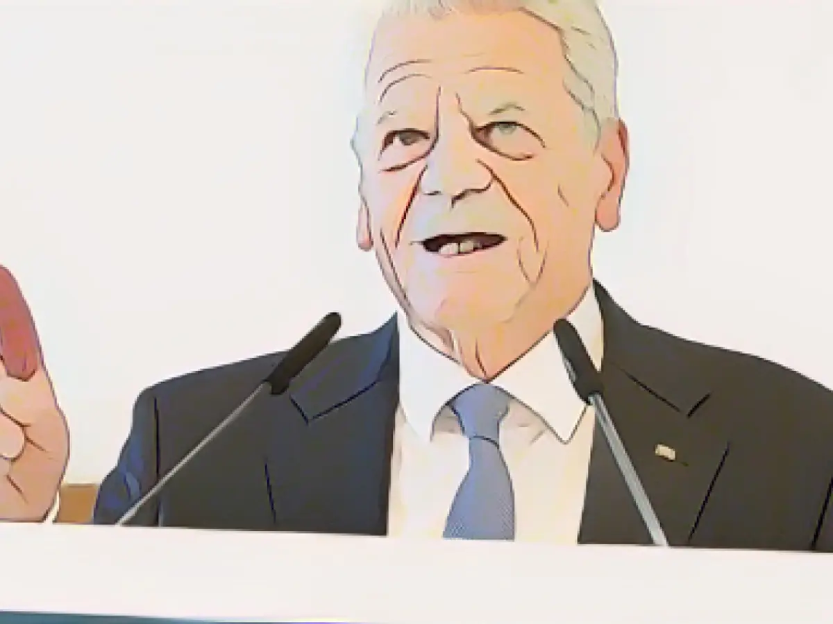 Gauck: "If we share, there is enough for everyone"