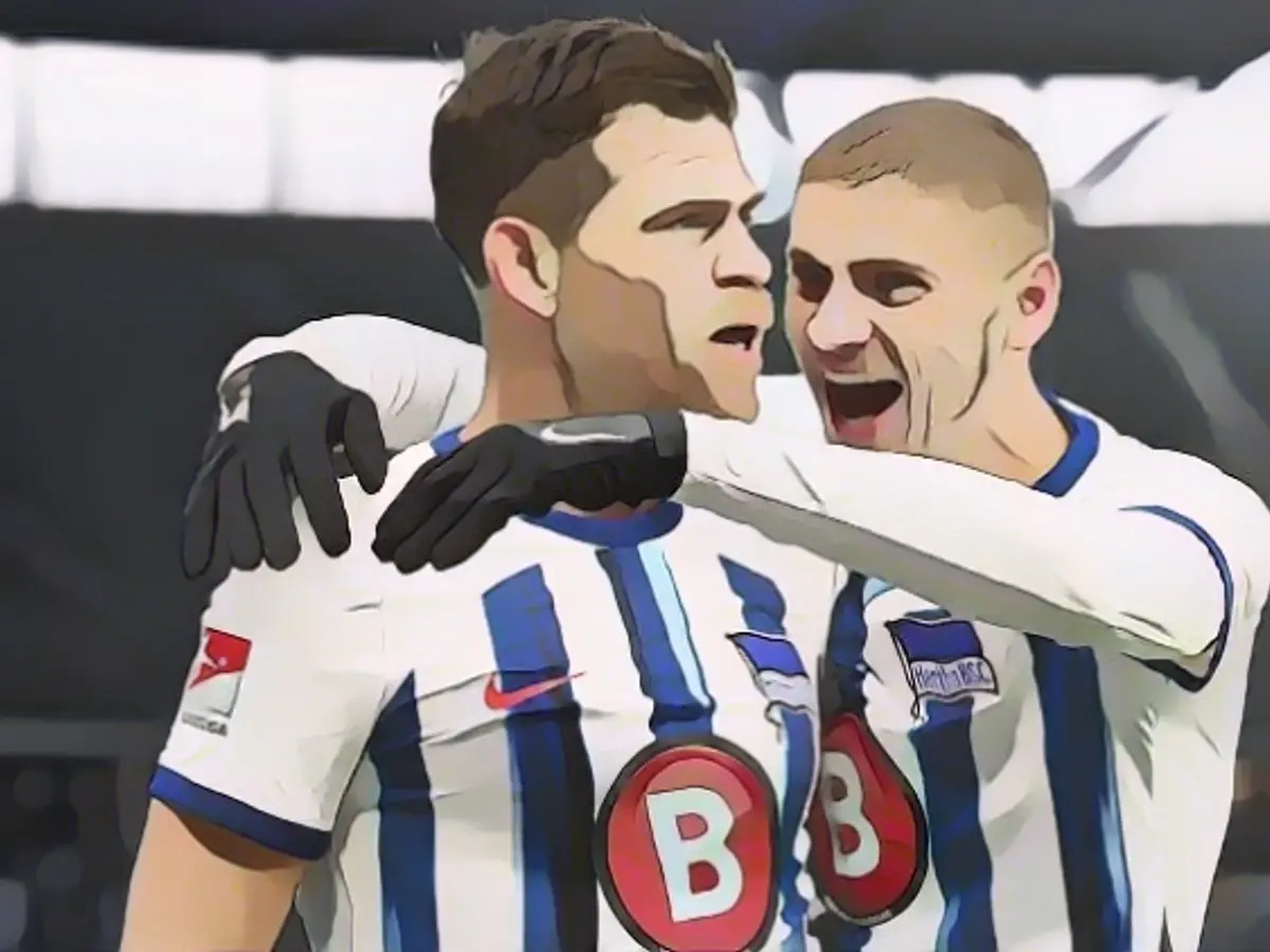 Troubled striker leads Hertha to a resounding victory