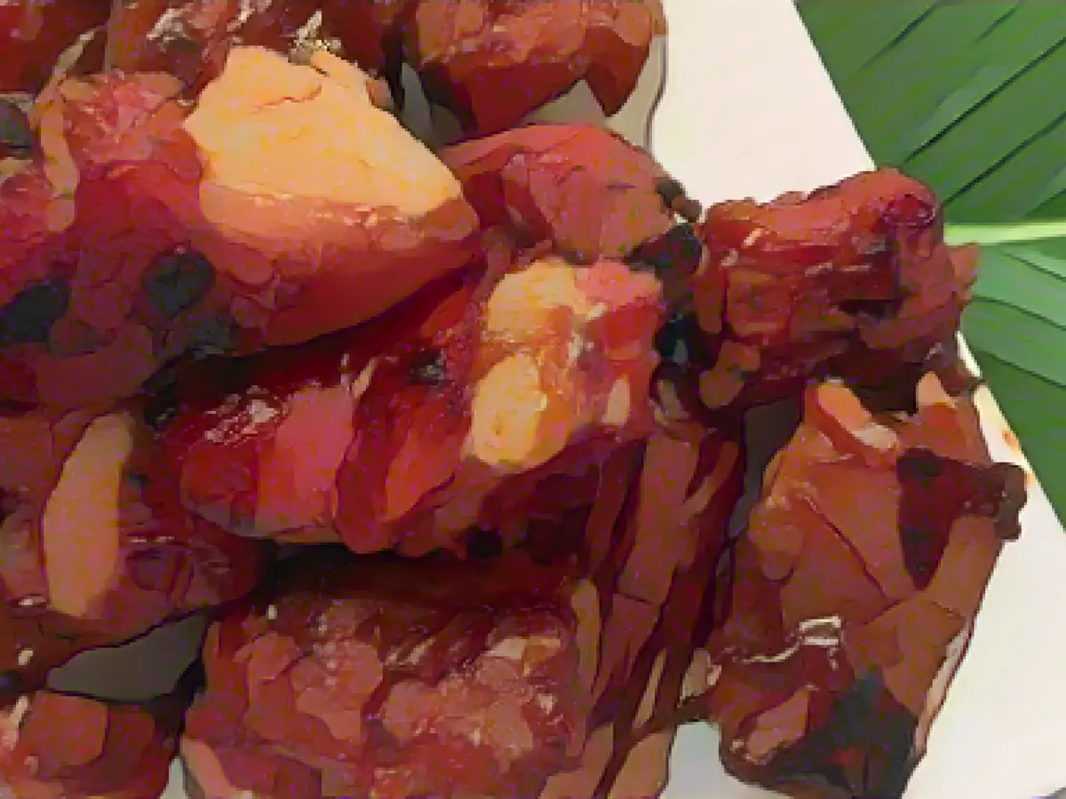 Jamaican Rum Glazed BBQ Pig Tail