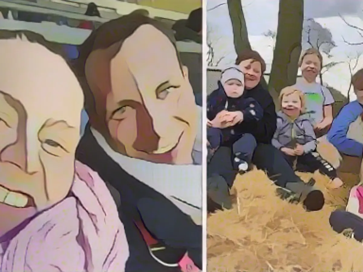 Mother of six widowed overnight