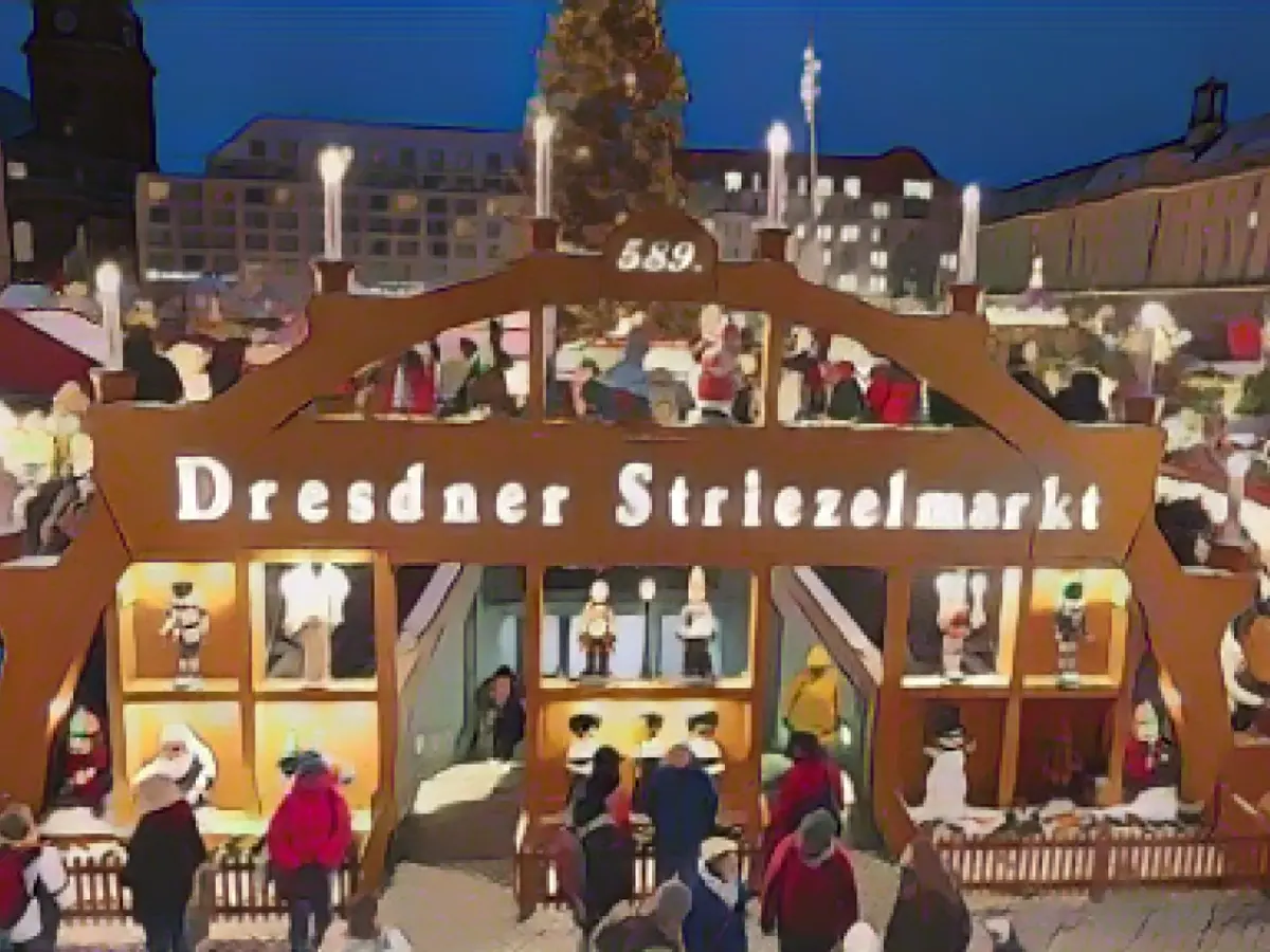 Silent protest at some Christmas markets in Saxony
