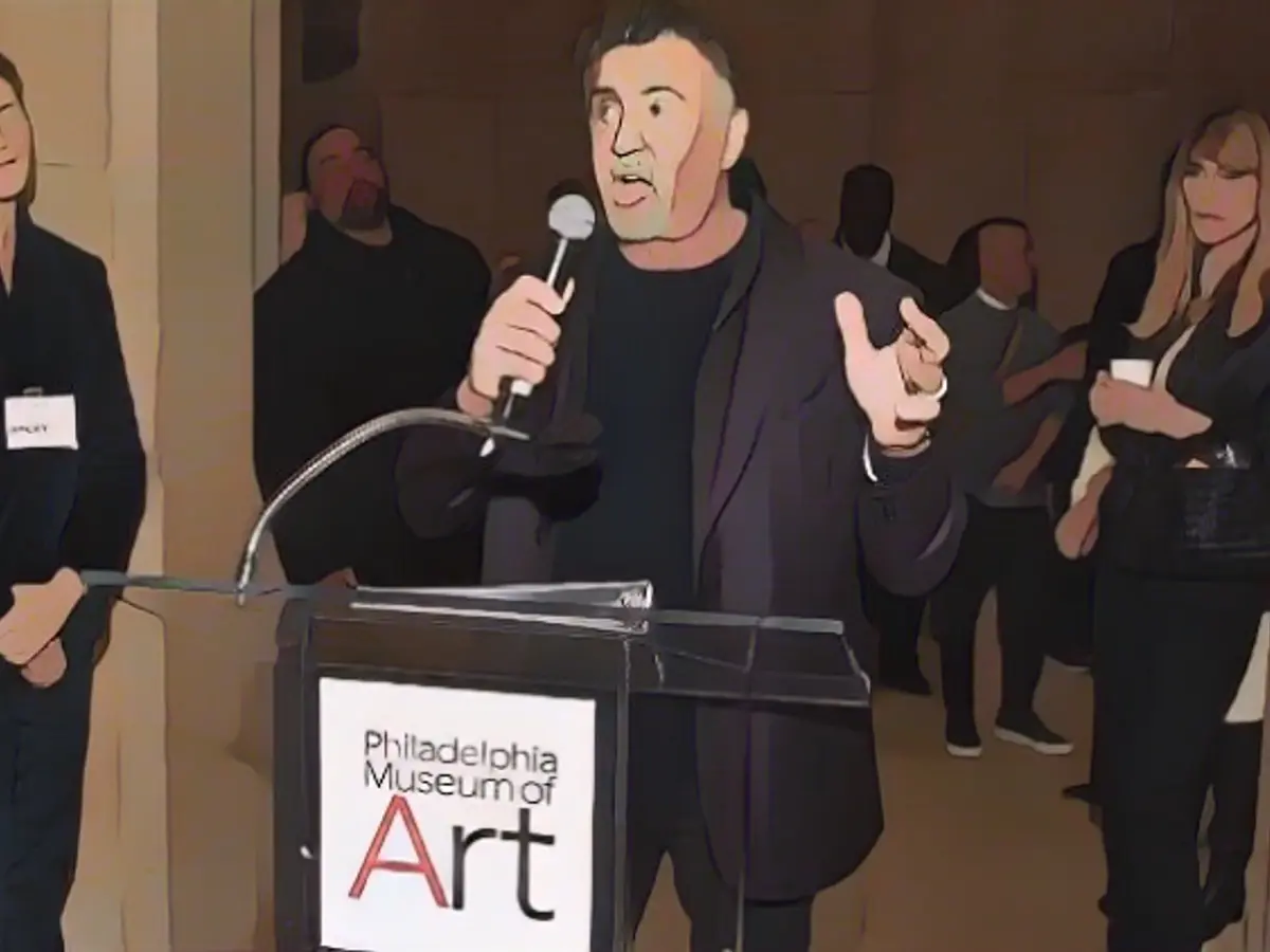 Sylvester Stallone gets emotional