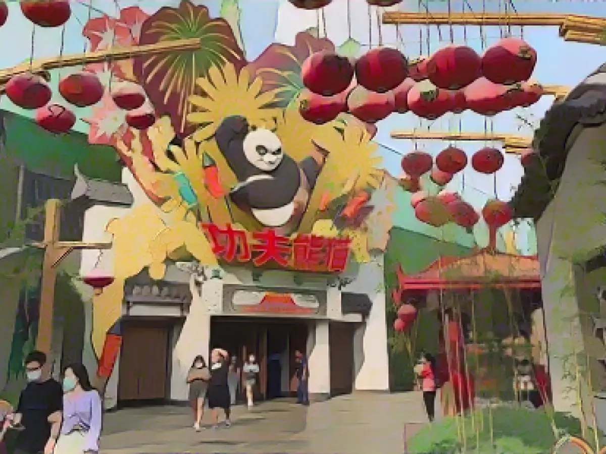 China's first Universal Studios theme park opened in Beijing this month. There's a little flavor here