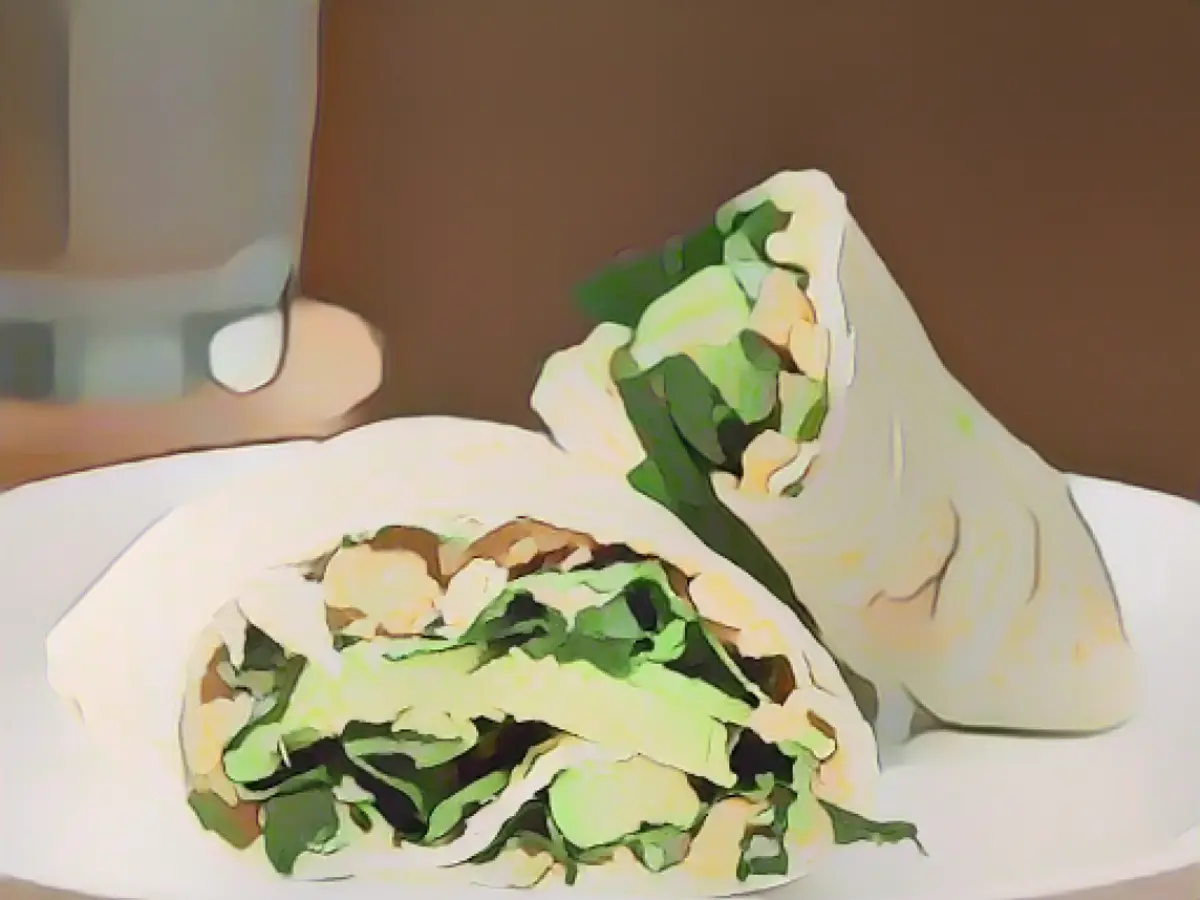 Chickpea and Veggie Avocado Wraps