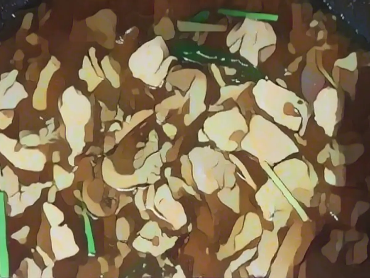 Chicken Mushroom Manchurian Style