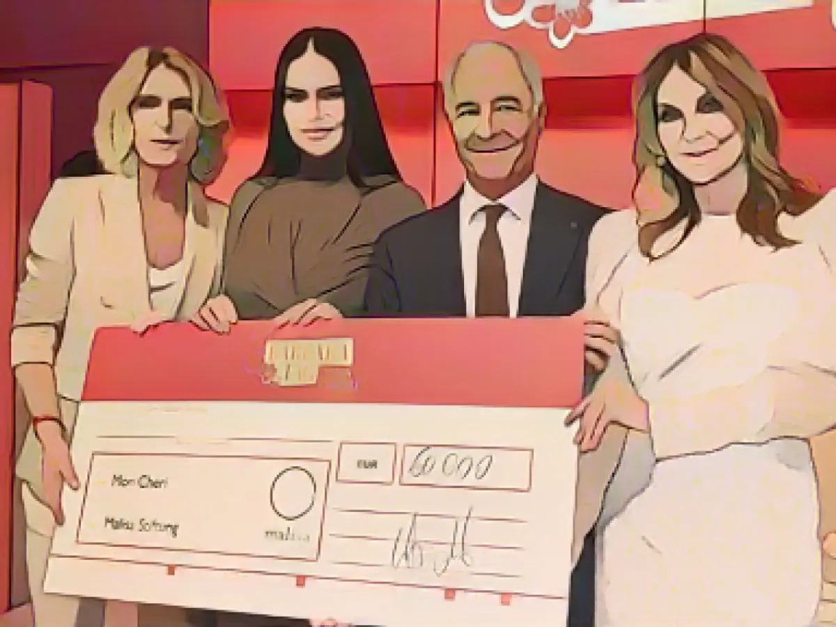 Celebrities in a Christmassy mood at Munich fundraising gala