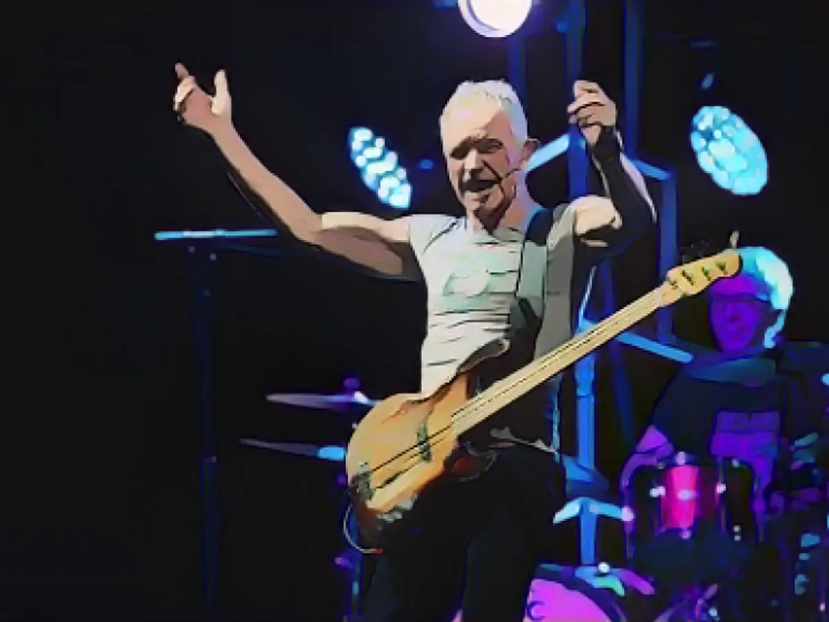 Sting sings with his son