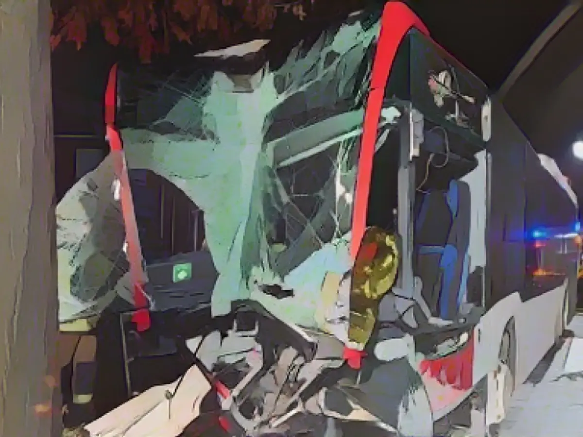 Bus races through residential area without a driver