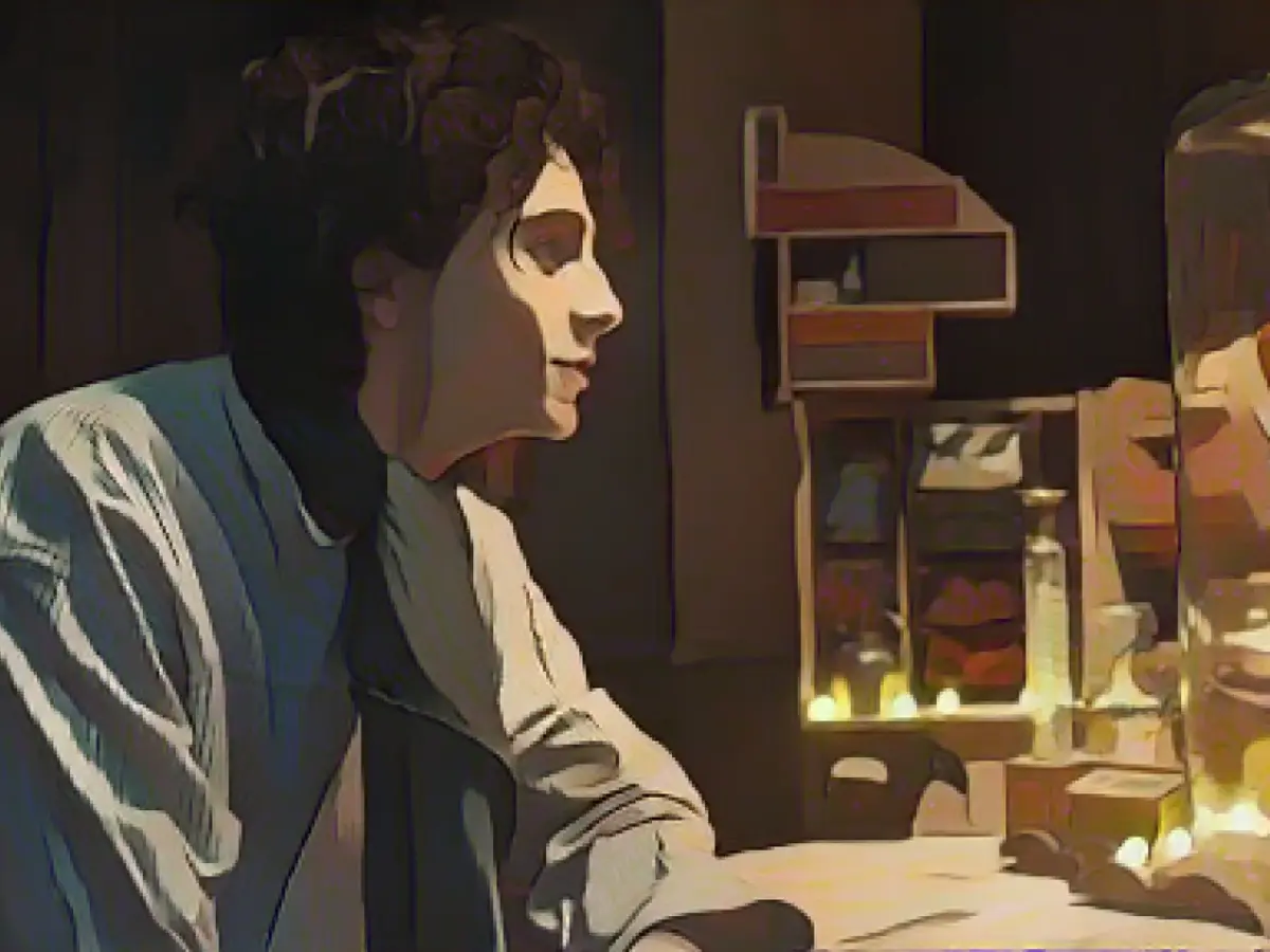 Bathing in chocolate - Timothée Chalamet is "Wonka"