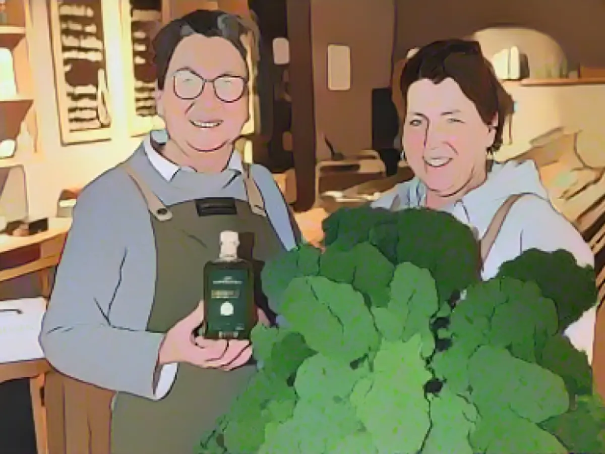 This gin is green cool