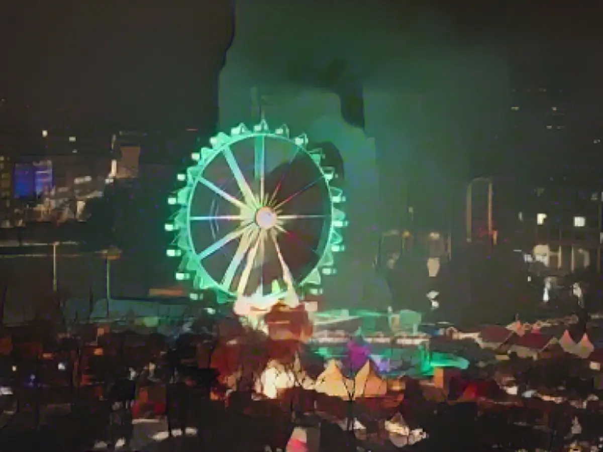 Fire at Berlin Christmas market