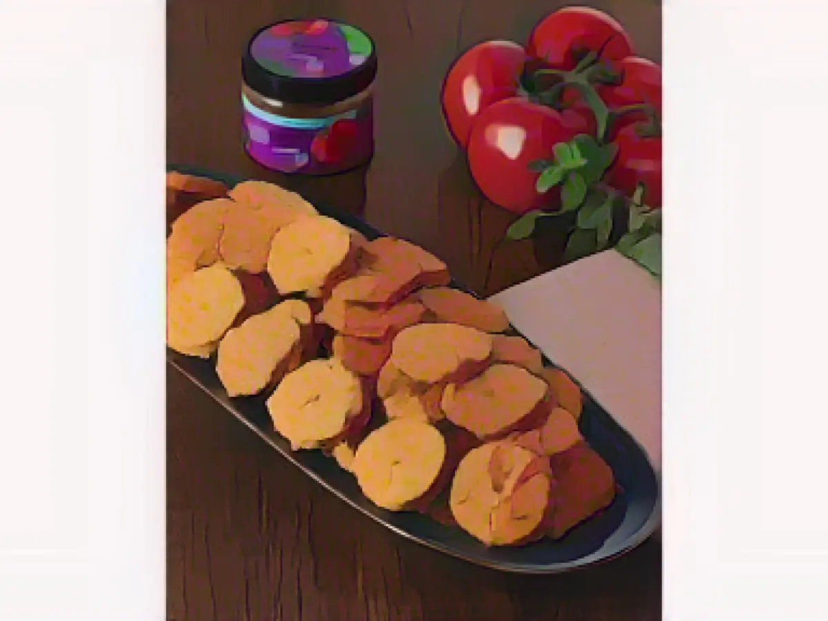 Delicious cheese crackers