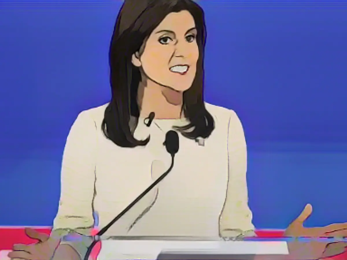 Focus on women: noise and a main character in a TV debate