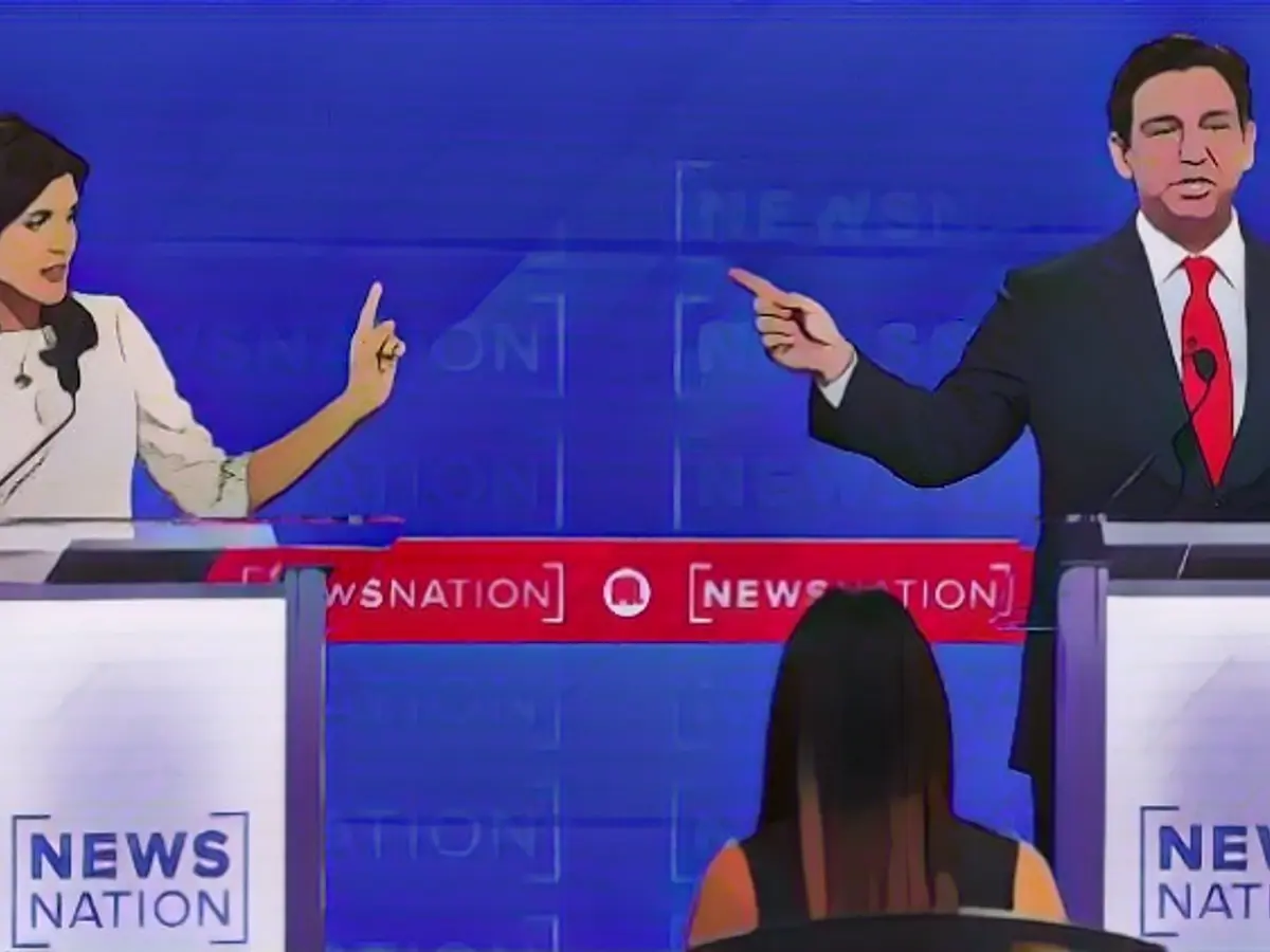 Trump's challengers engage in a TV mud fight