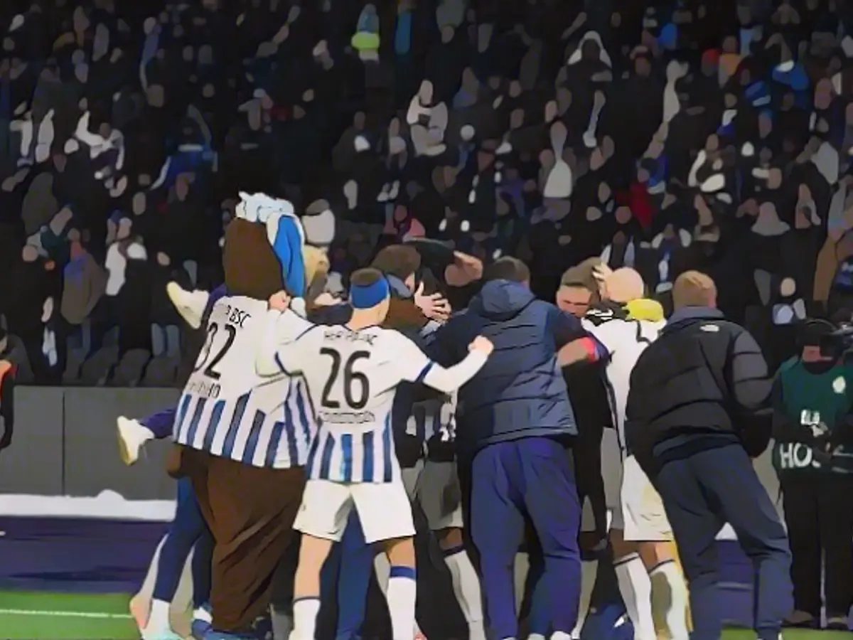 Hertha BSC's "gigantic" cup evening