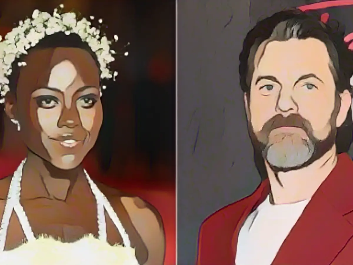 Lupita Nyong'o and Joshua Jackson look friendly