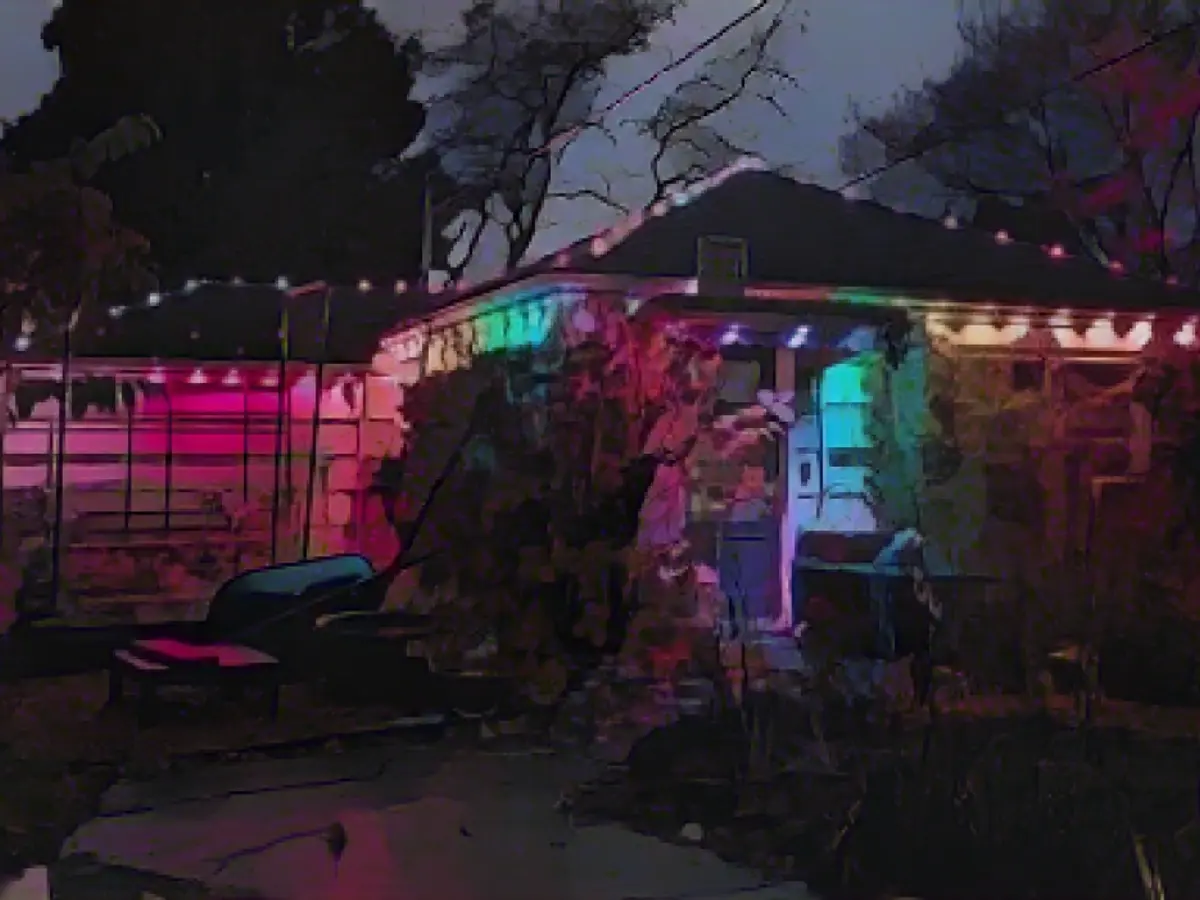 These smart Christmas lights are designed to stay on year-round