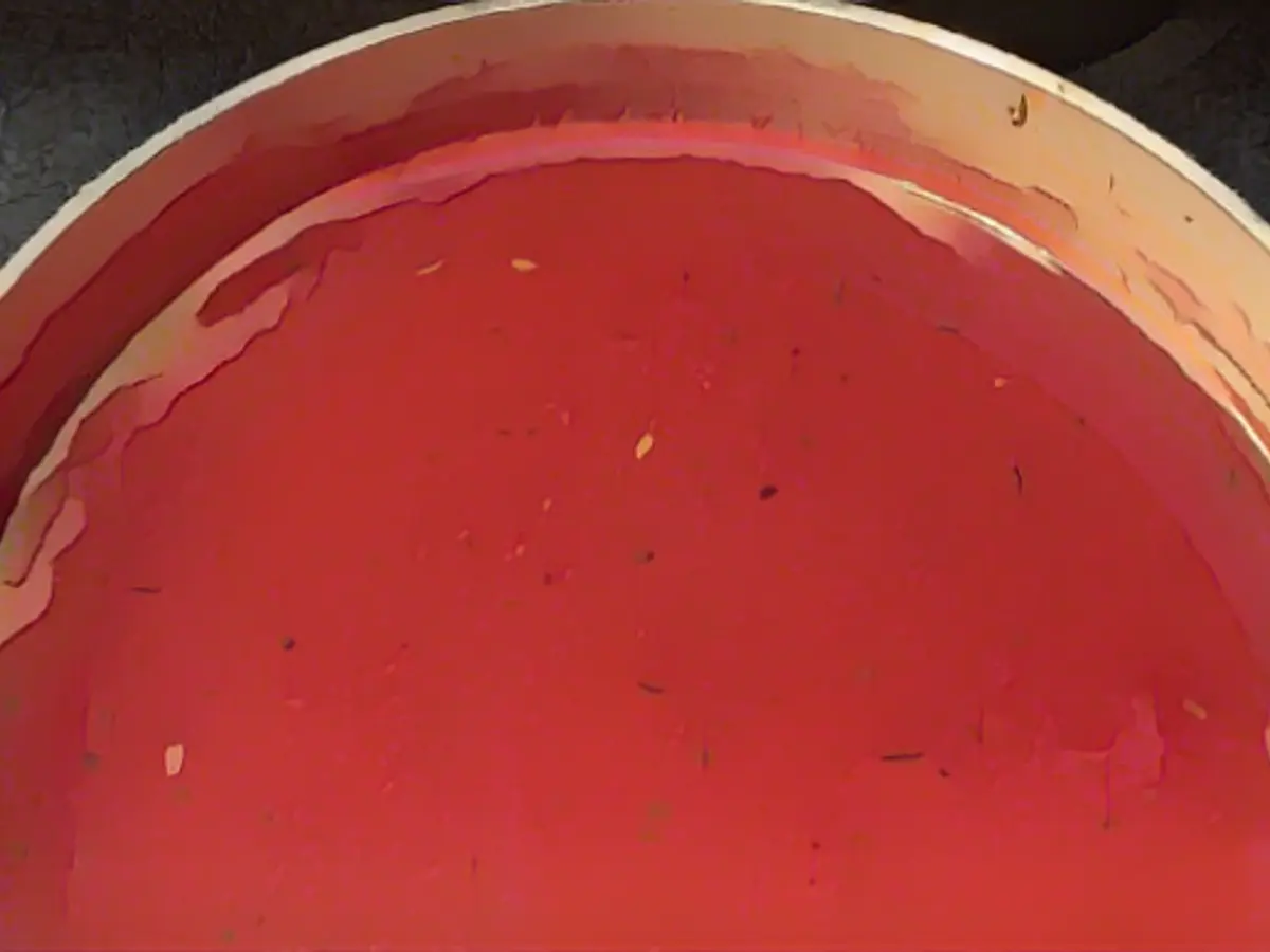 Tomato Basil Soup on the Stove