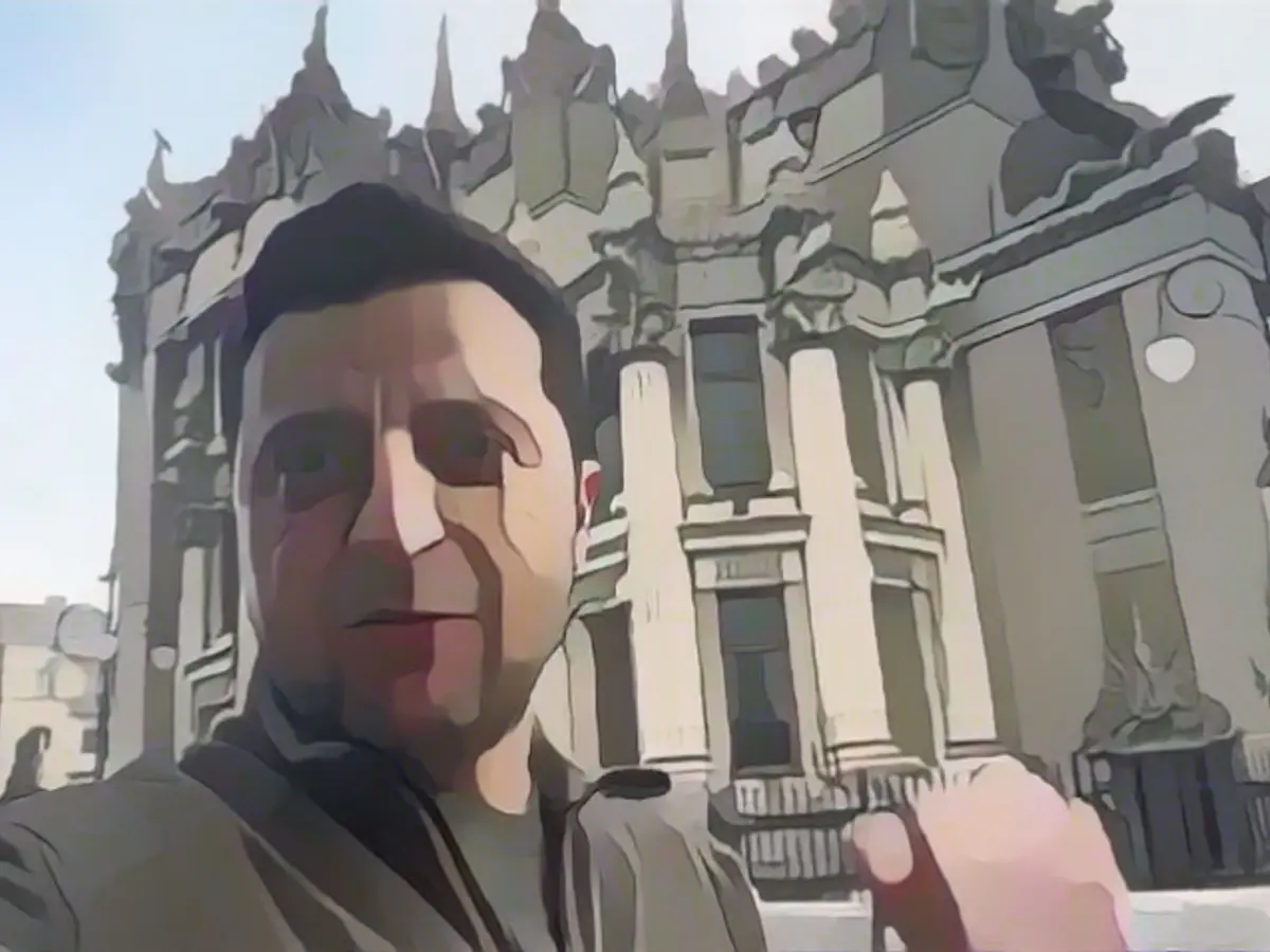 President Zelensky is an example of courage