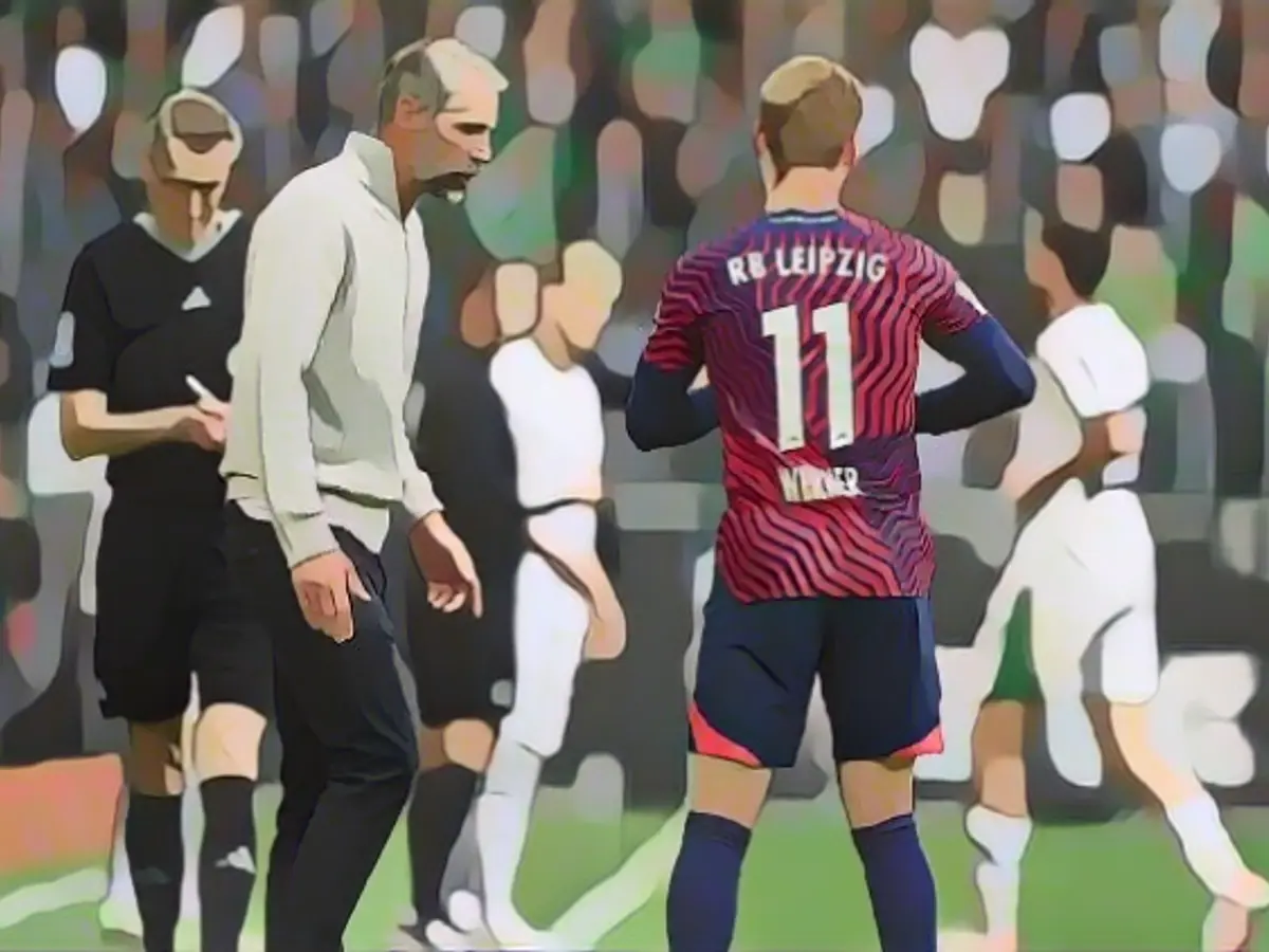 Coach Marco Rose denies release for Timo Werner